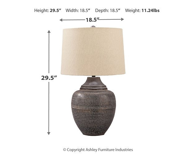 Olinger Table Lamp - Yulissa Home Furnishings (NJ)