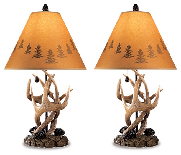 Derek Table Lamp (Set of 2) - Yulissa Home Furnishings (NJ)