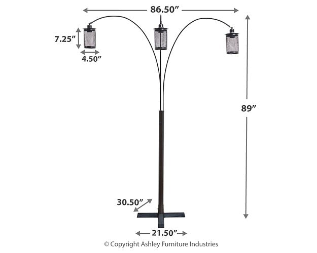 Maovesa Floor Lamp - Yulissa Home Furnishings (NJ)