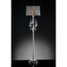 Arya Black/Chrome Floor Lamp, Hanging Crystal image