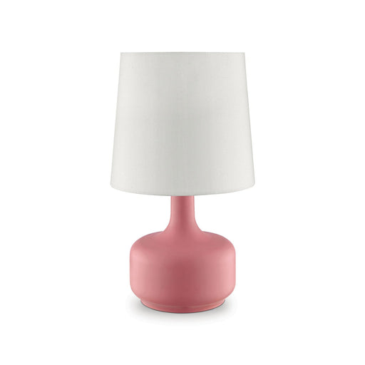 Farah Pink 17"H Matte Pink Table Lamp image