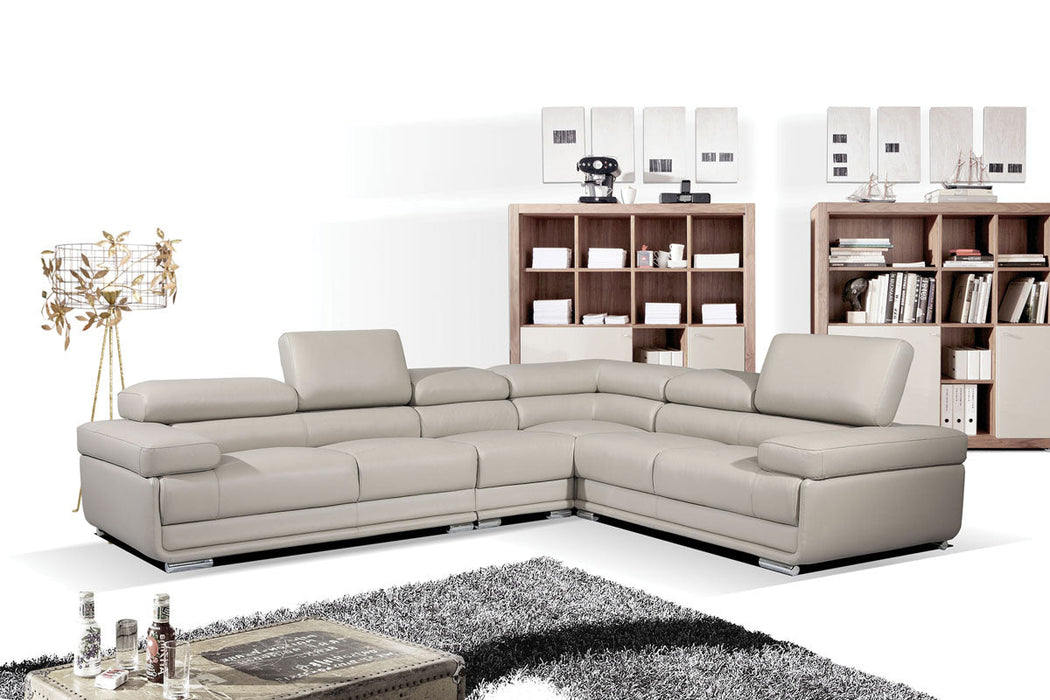 2119 PREMIUM LEATHER SECTIONAL SKU: SE0003