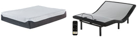 12 Inch Chime Elite Adjustable Base with Mattress - Yulissa Home Furnishings (NJ)