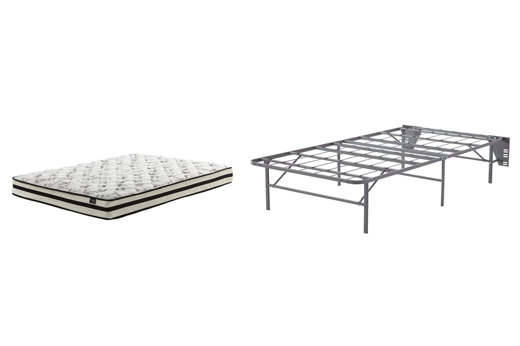 8 Inch Chime Innerspring Mattress Set - Yulissa Home Furnishings (NJ)