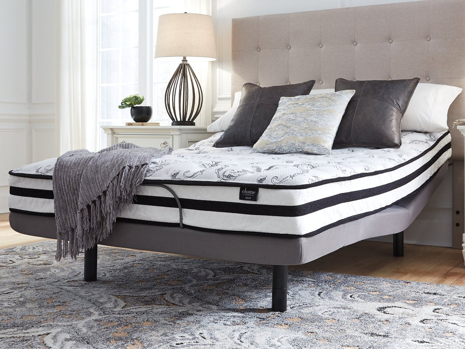 8 Inch Chime Innerspring Mattress Set - Yulissa Home Furnishings (NJ)