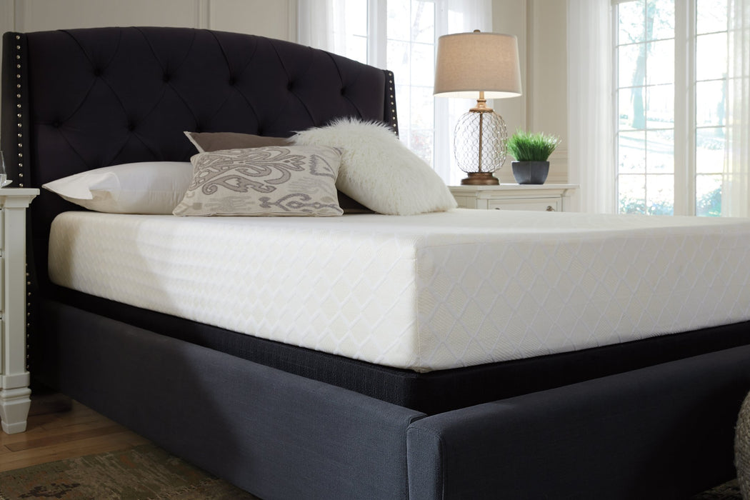 10 Inch Chime Memory Foam Mattress in a Box - Yulissa Home Furnishings (NJ)