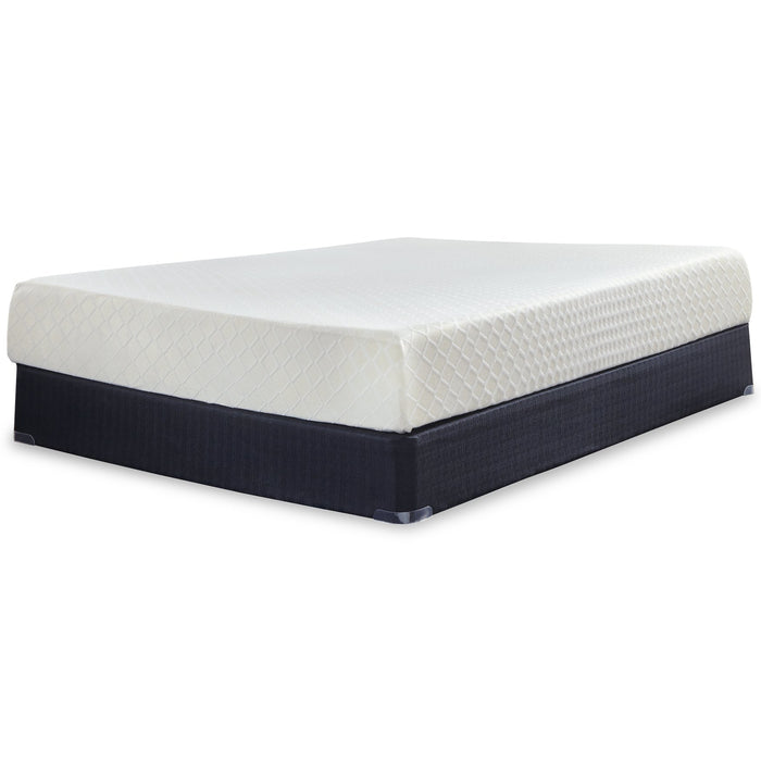 10 Inch Chime Memory Foam Mattress in a Box - Yulissa Home Furnishings (NJ)