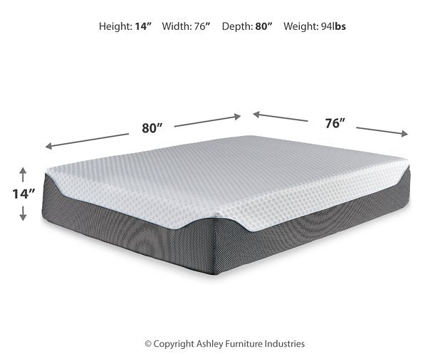 14 Inch Chime Elite Mattress Set - Yulissa Home Furnishings (NJ)