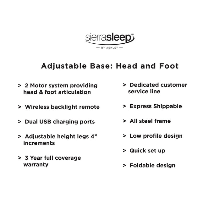 Head-Foot Model-Good Adjustable Base - Yulissa Home Furnishings (NJ)