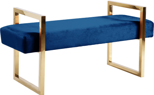 Olivia Navy Velvet Bench image