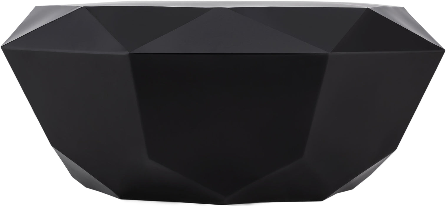 Gemma Matte Black Coffee Table