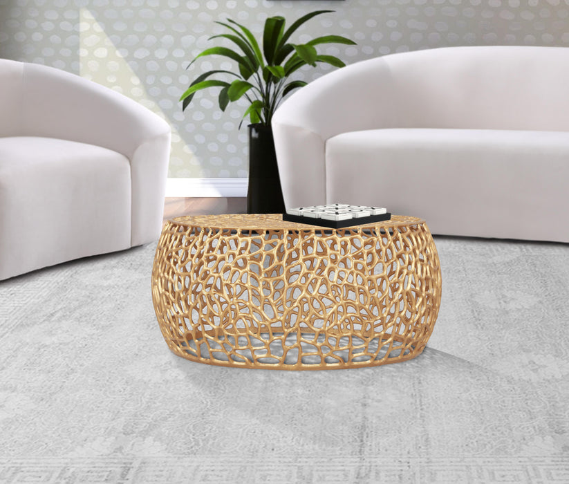 Priya Gold Coffee Table