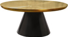 Martini Brushed Gold/Matte Black Coffee Table image