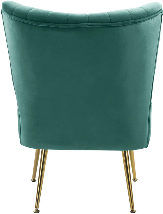 Tess Mint Velvet Accent Chair