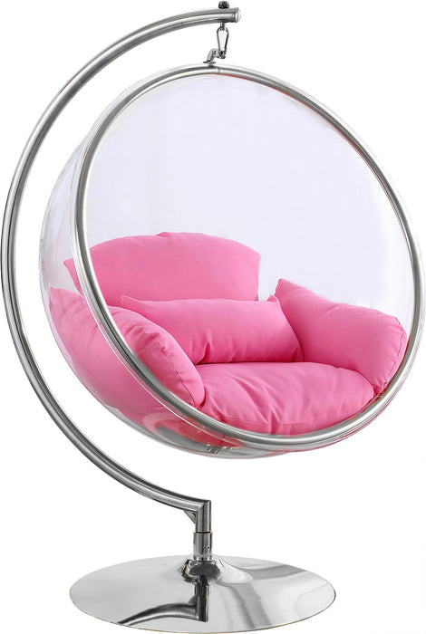 Luna Pink Durable Fabric Acrylic Swing Chair image