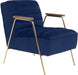 Woodford Navy Velvet Accent Chair image