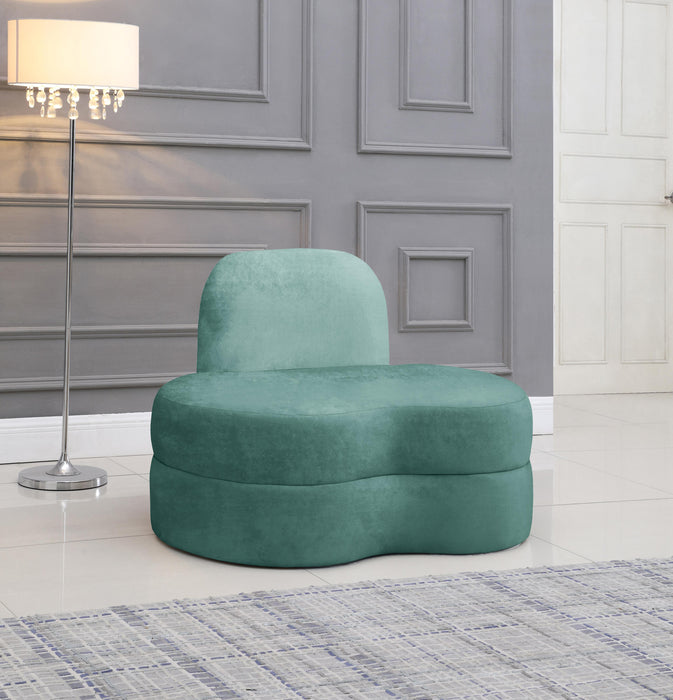 Mitzy Mint Velvet Chair