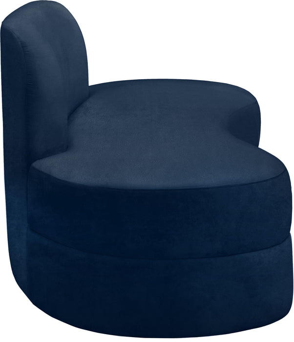 Mitzy Navy Velvet Sofa