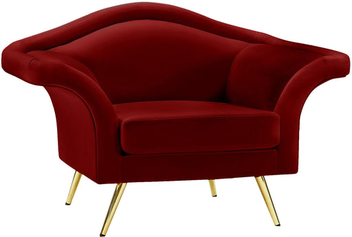 Lips Red Velvet Chair image