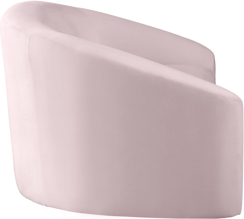 Riley Pink Velvet Sofa