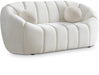 Elijah Cream Velvet Loveseat image