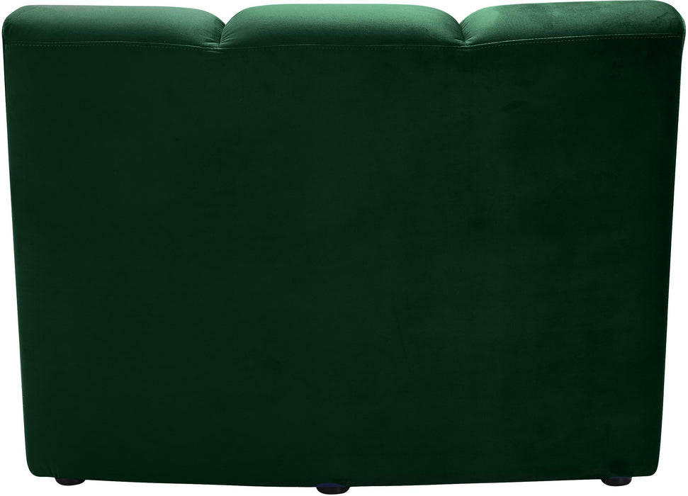 Infinity Green Velvet Modular Chair