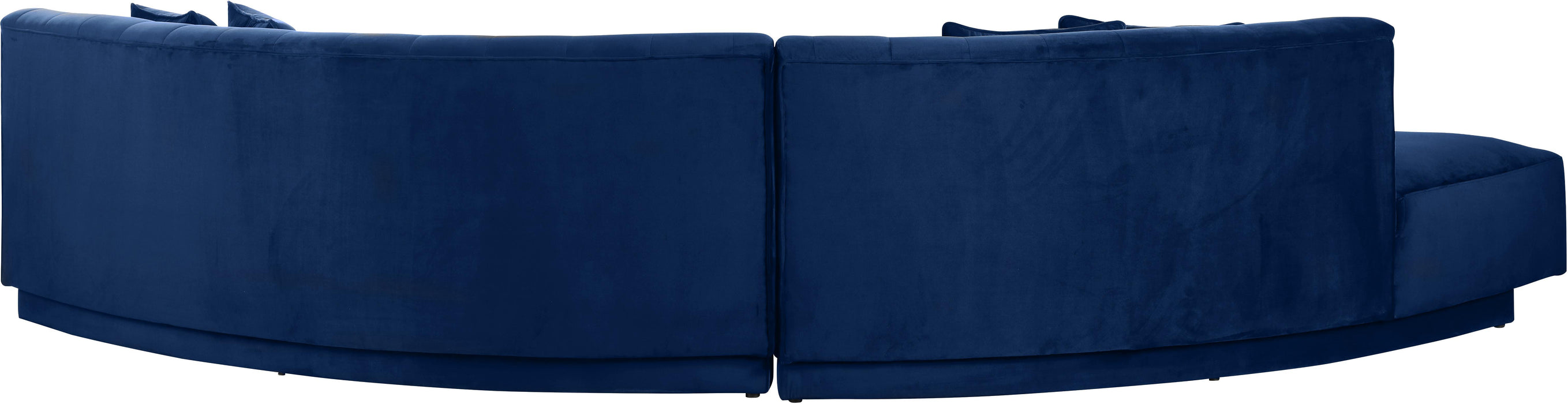 Kenzi Navy Velvet 2pc. Sectional