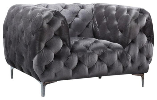 Mercer Grey Velvet Chair image