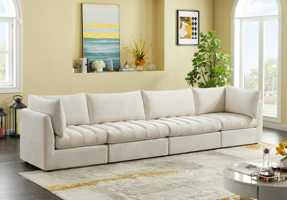 Jacob Cream Velvet Modular Sofa