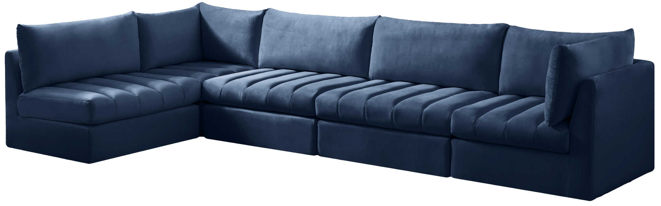 Jacob Navy Velvet Modular Sectional