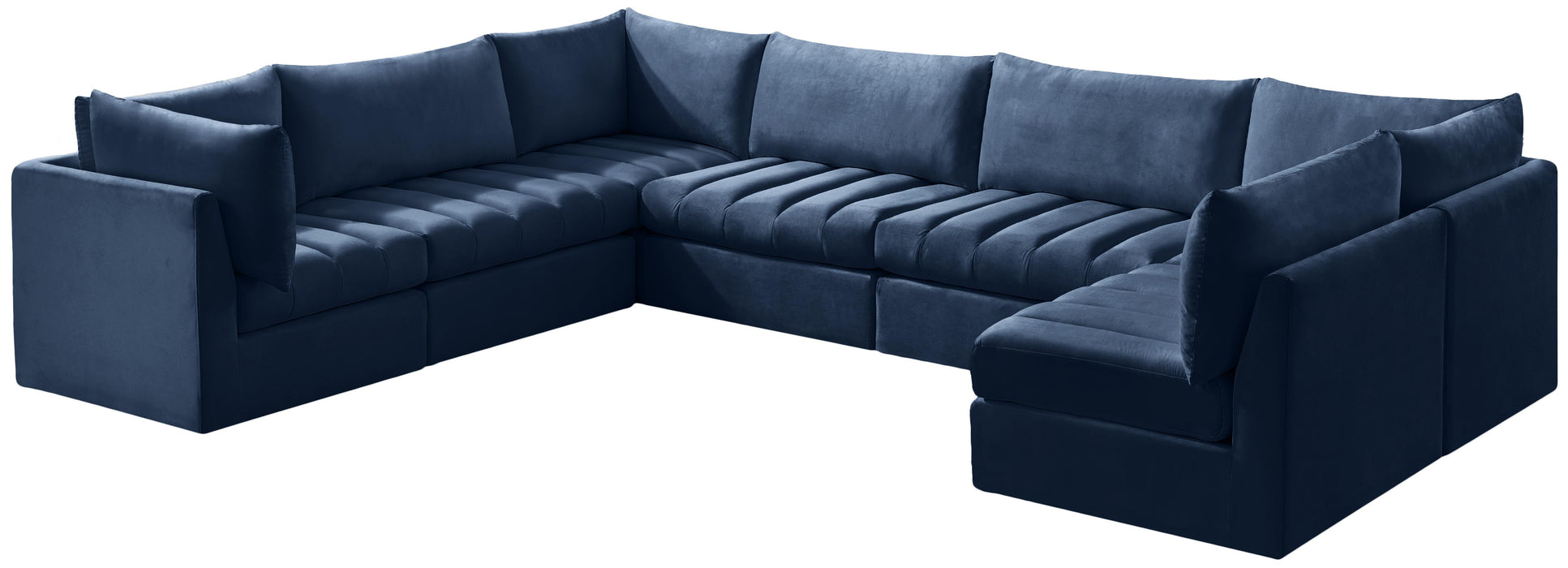 Jacob Navy Velvet Modular Sectional