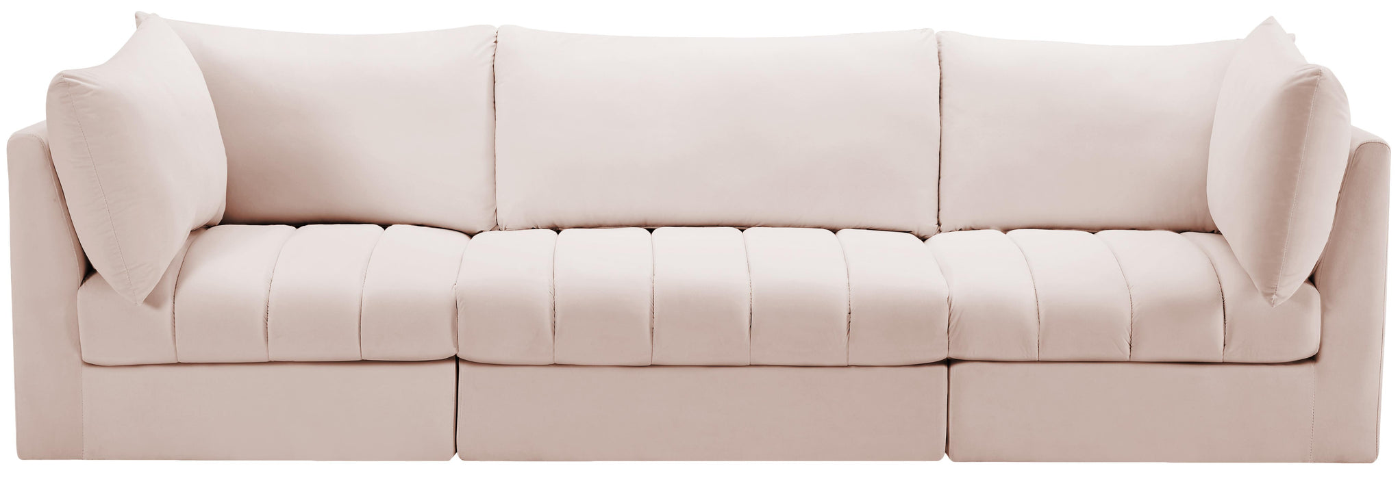 Jacob Pink Velvet Modular Sofa