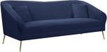 Hermosa Navy Velvet Sofa image