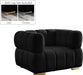 Gwen Black Velvet Chair image