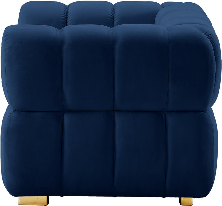 Gwen Navy Velvet Chair