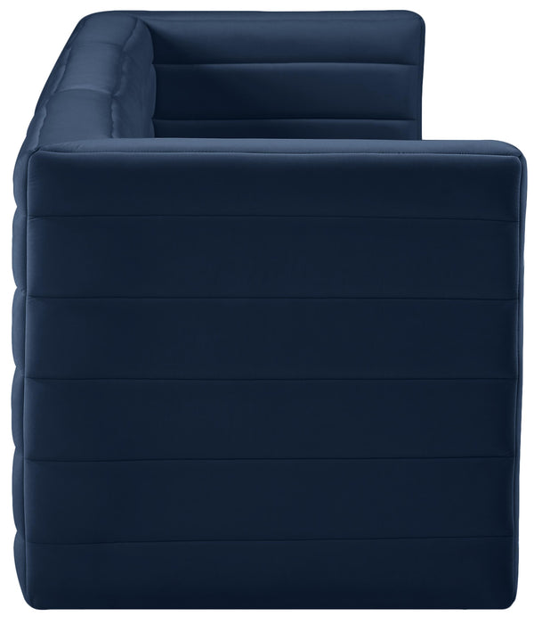 Quincy Navy Velvet Modular Sofa