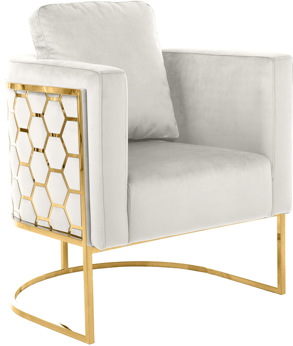 Casa Cream Velvet Chair