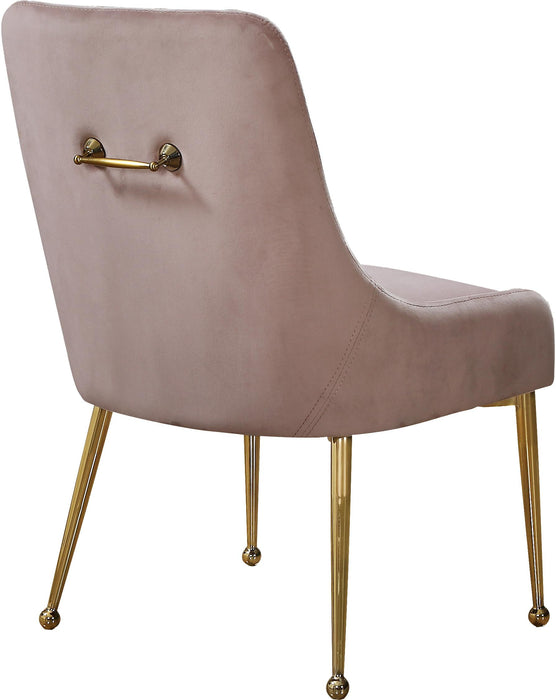 Owen Pink Velvet Dining Chair