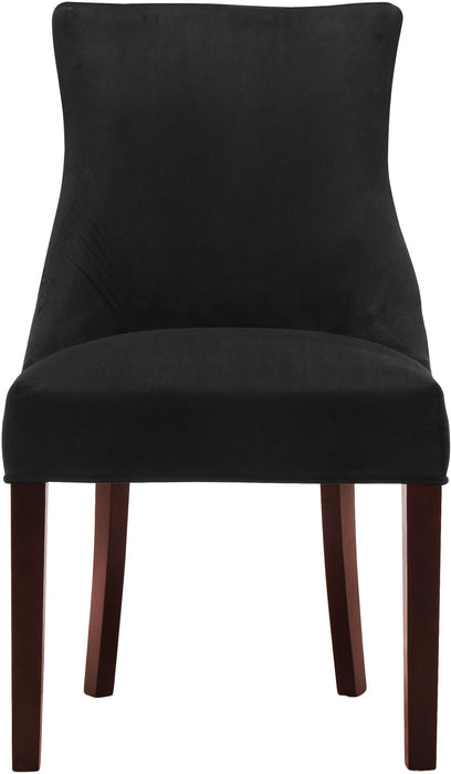 Hannah Black Velvet Dining Chair