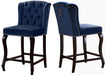 Suri Navy Velvet Stool image