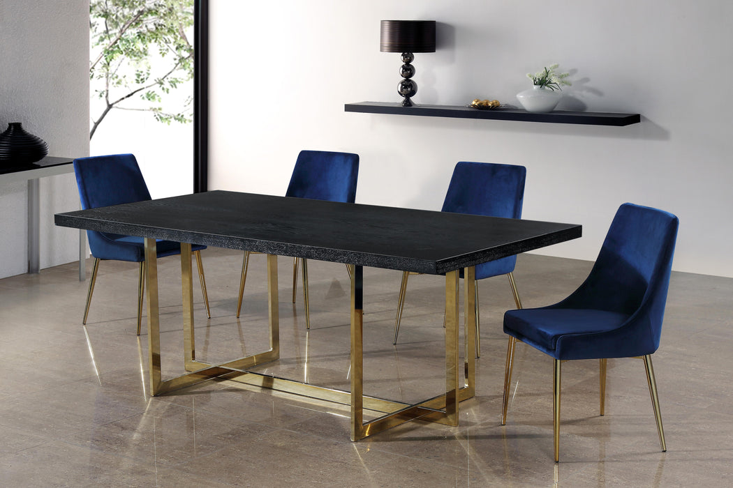 Karina Navy Velvet Dining Chair