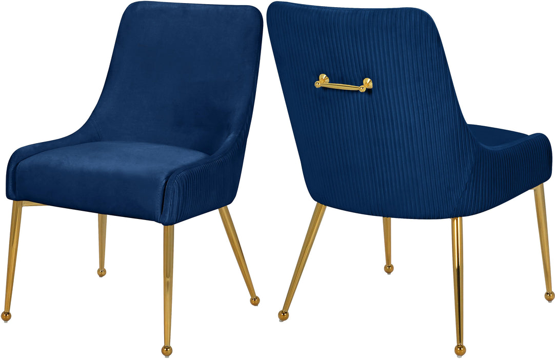 Ace Navy Velvet Dining Chair image