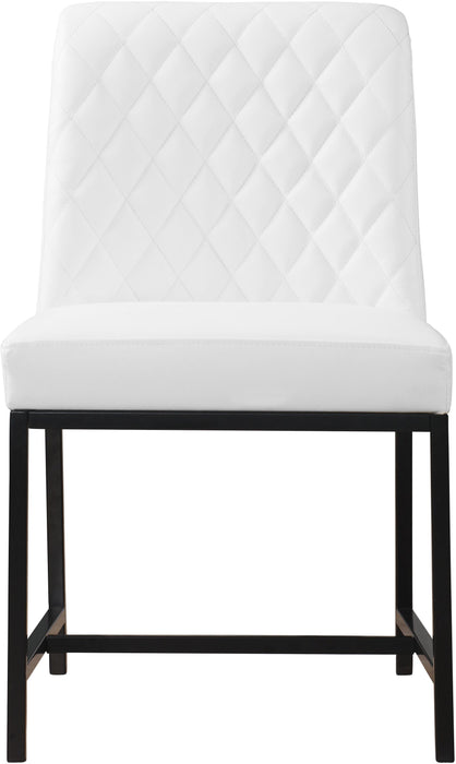 Bryce White Faux Leather Dining Chair