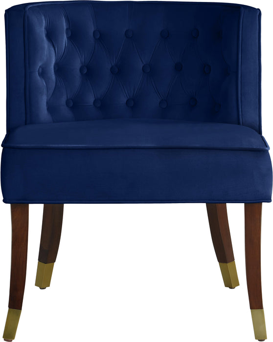 Perry Navy Velvet Dining Chair