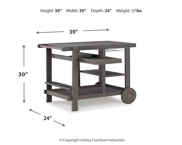 Kailani Serving Cart - Yulissa Home Furnishings (NJ)