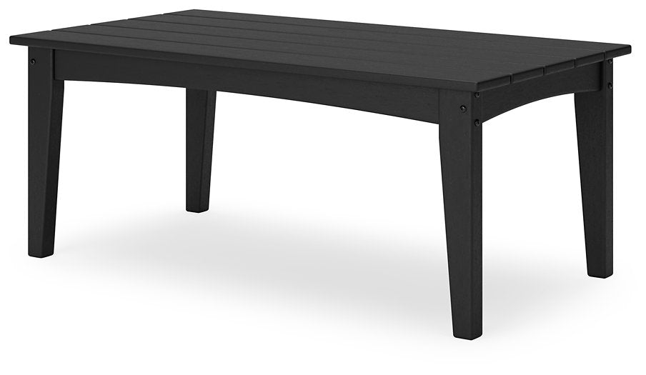 Hyland wave Outdoor Coffee Table - Yulissa Home Furnishings (NJ)