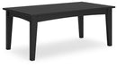 Hyland wave Outdoor Coffee Table - Yulissa Home Furnishings (NJ)