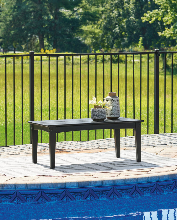 Hyland wave Outdoor Coffee Table - Yulissa Home Furnishings (NJ)