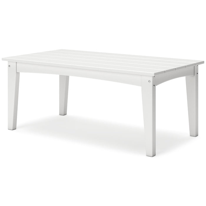 Hyland wave Outdoor Coffee Table - Yulissa Home Furnishings (NJ)