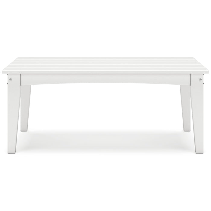 Hyland wave Outdoor Coffee Table - Yulissa Home Furnishings (NJ)